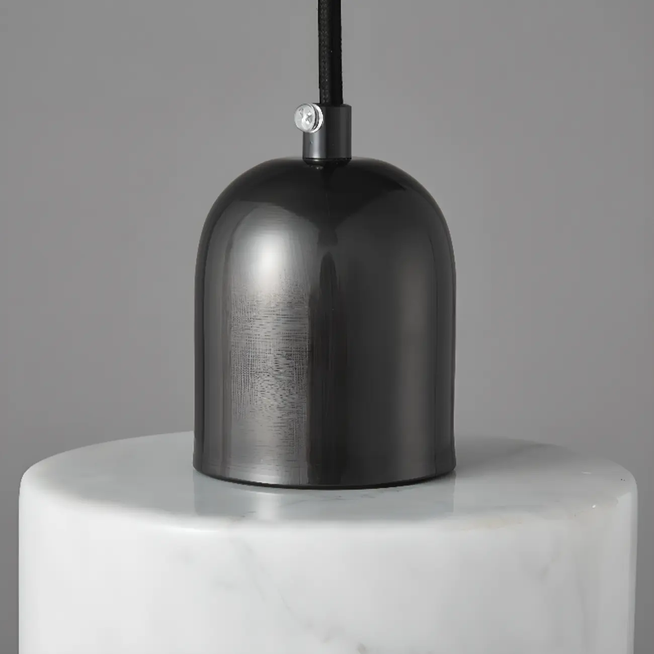 Modern Green Stone Cylinder Black Hanging Pendant Light | homeyfad