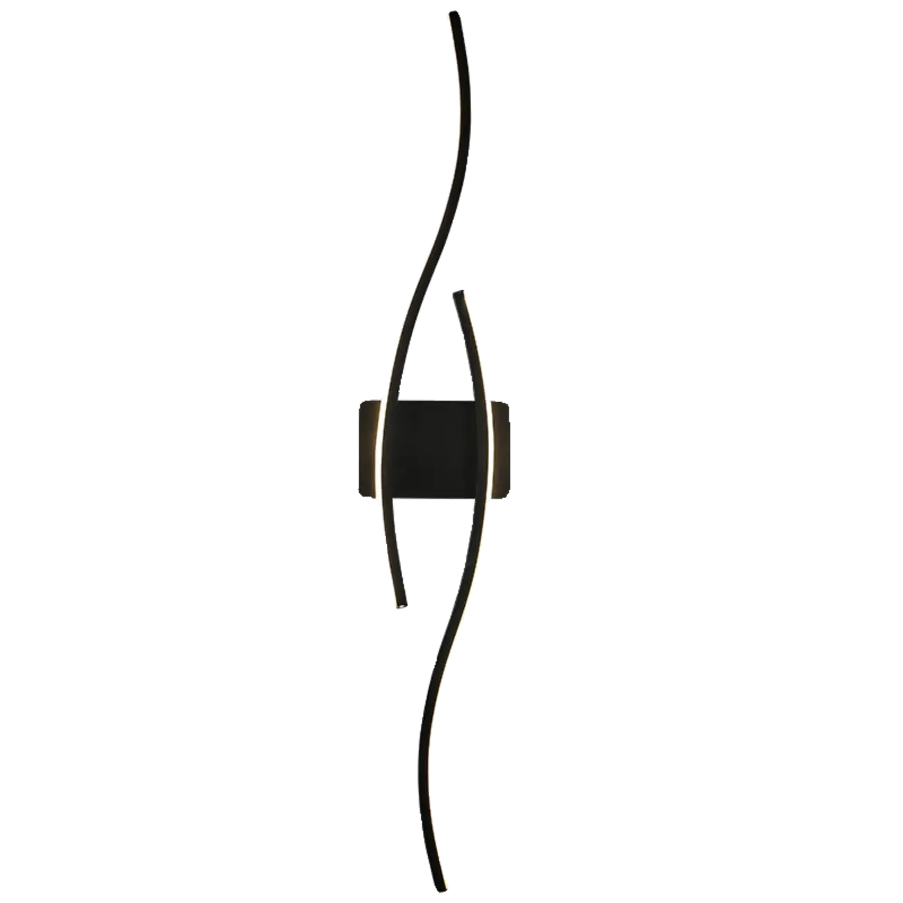 Modern Geometric LED Wall Sconce in Chalk Silica Gel Image - 10