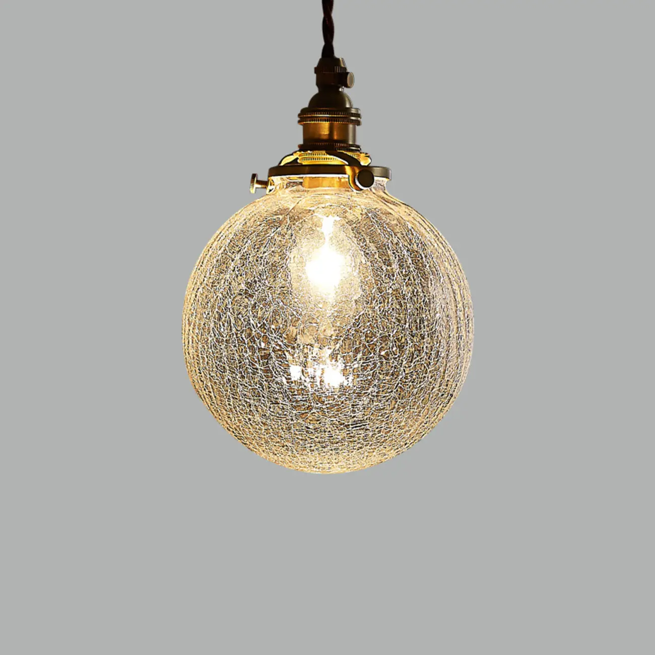 Modern Adjustable Clear Glass Globe Kitchen Pendant Light Image - 6 | homeyfad