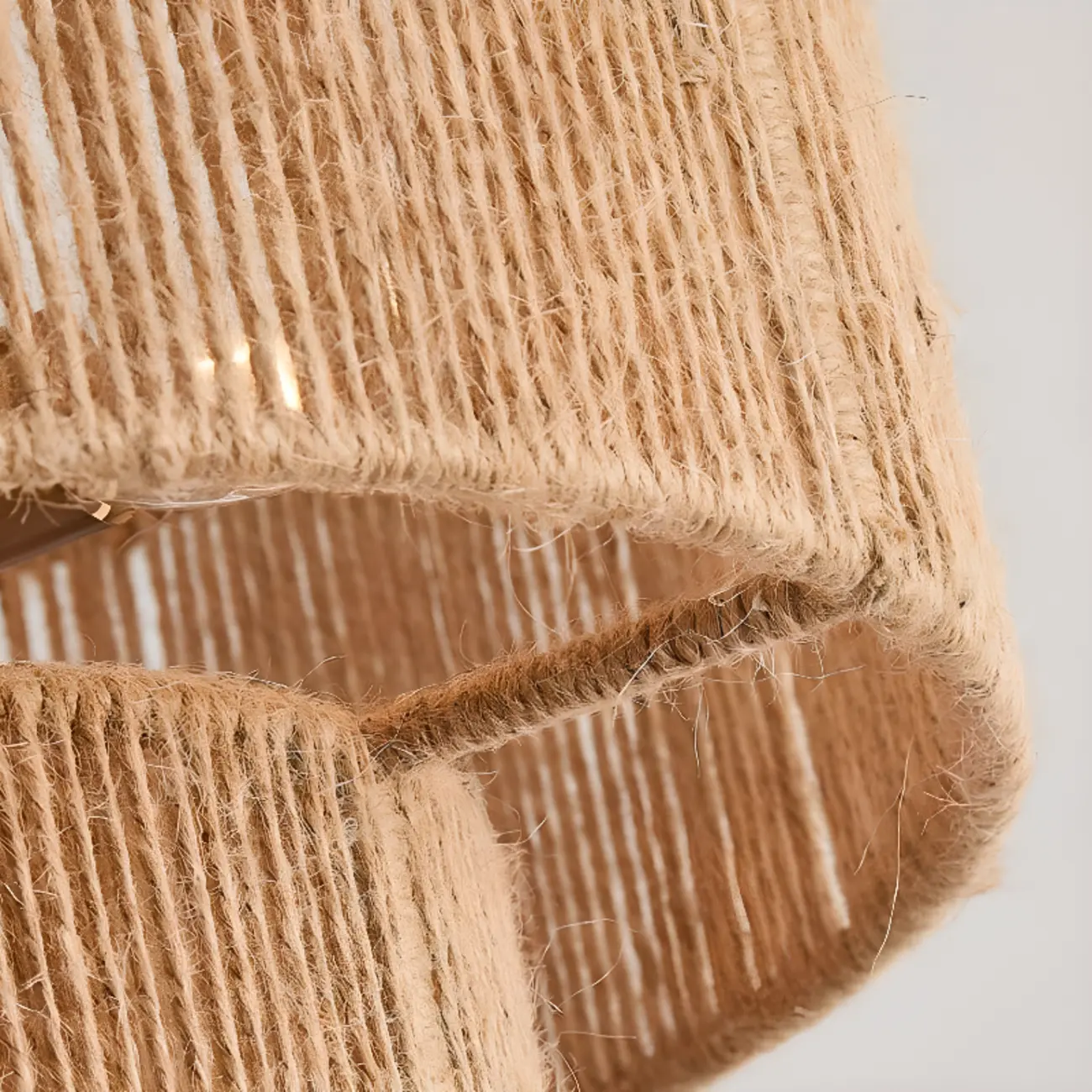 Oriental Rope Semi-Flush Ceiling Light for Modern Living Room Image - 6 | homeyfad