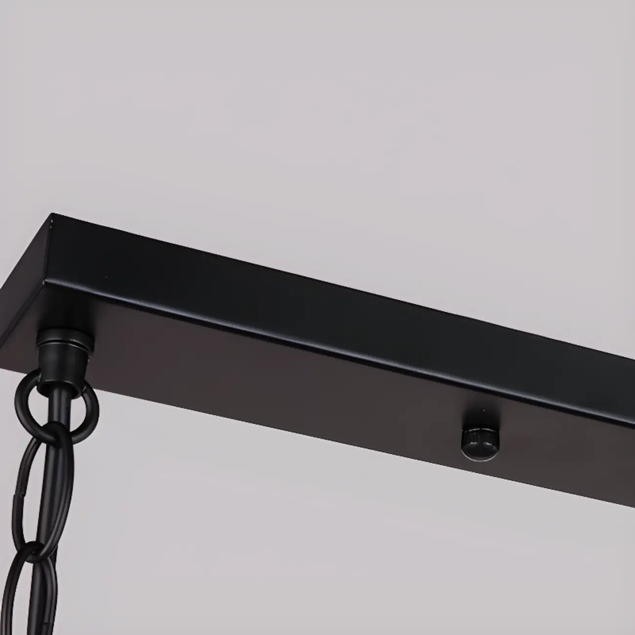 Industrial Black Metal Rectangle Kitchen Island Light | homeyfad