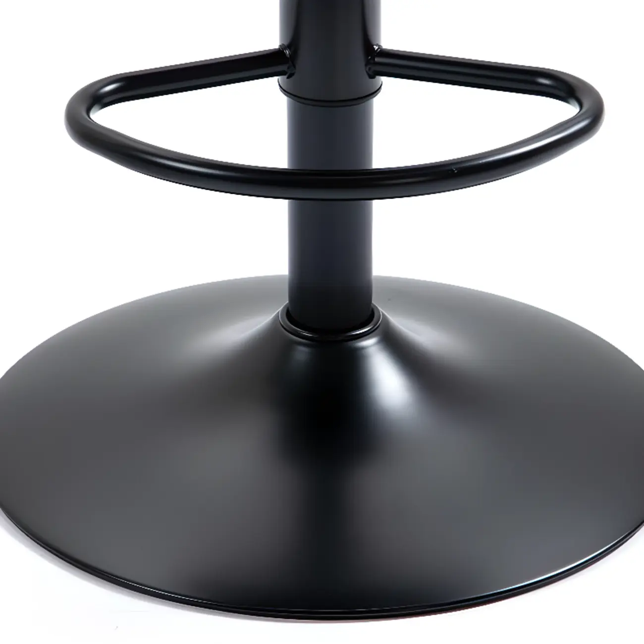 Minimalist Faux Leather Adjustable Swivel Bar Stools Image - 8 | homeyfad