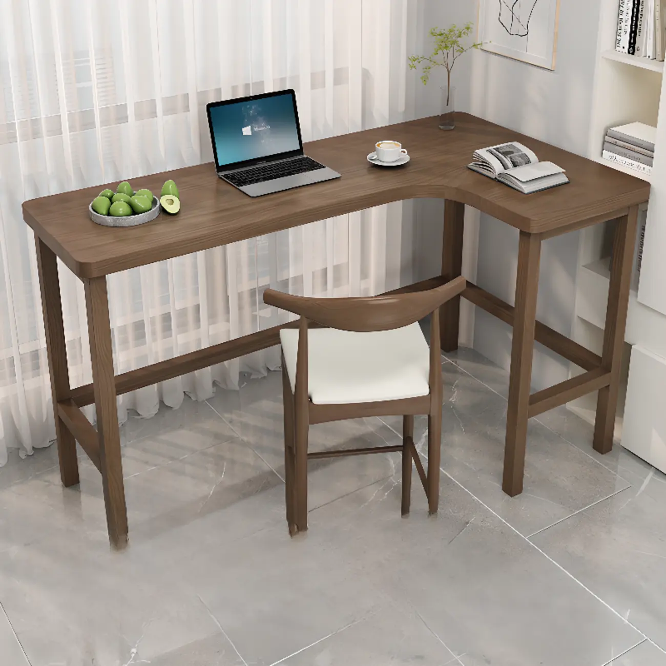 Free Form Brown Wooden Footrest Bar Tables Image - 3 | homeyfad