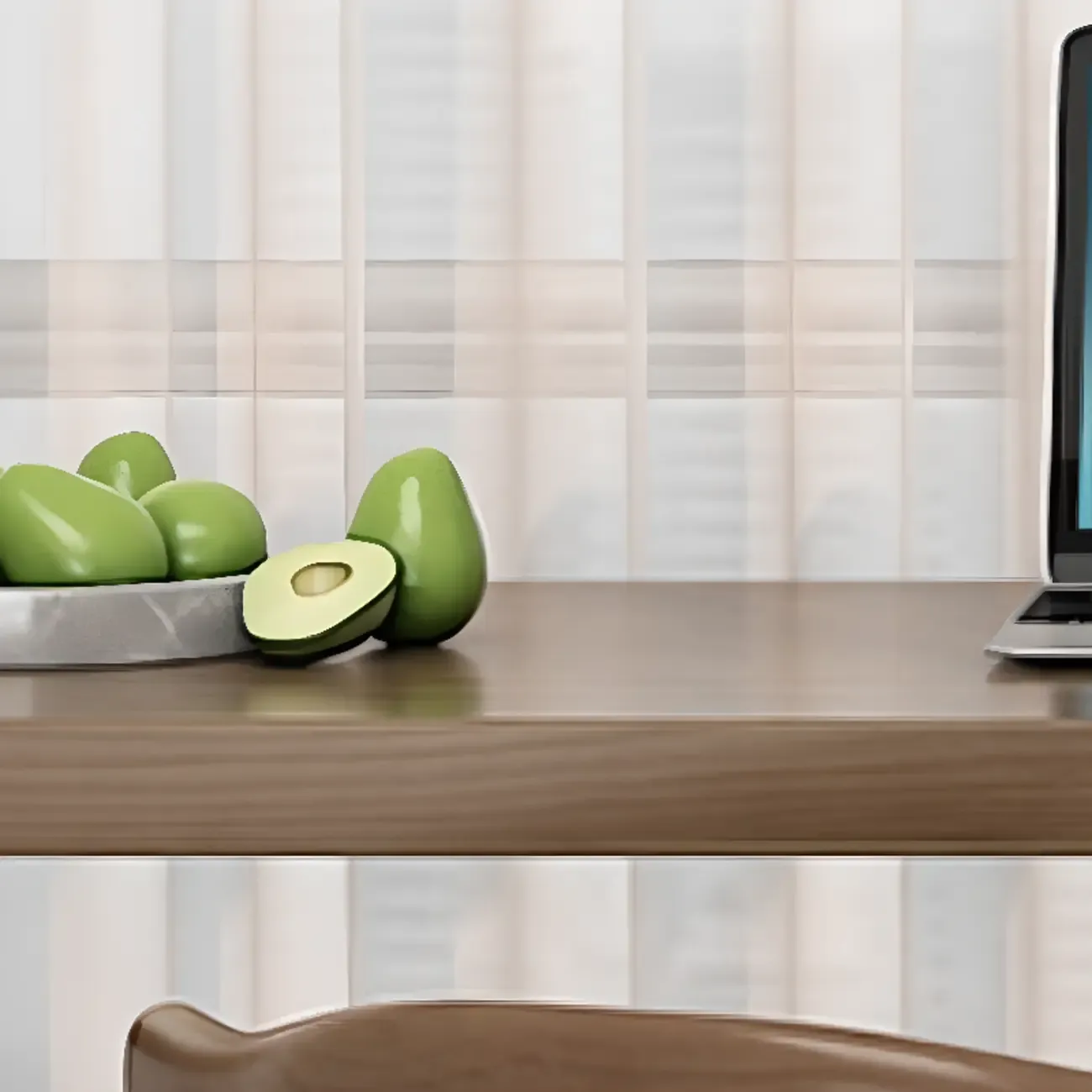 Free Form Brown Wooden Footrest Bar Tables Image - 5