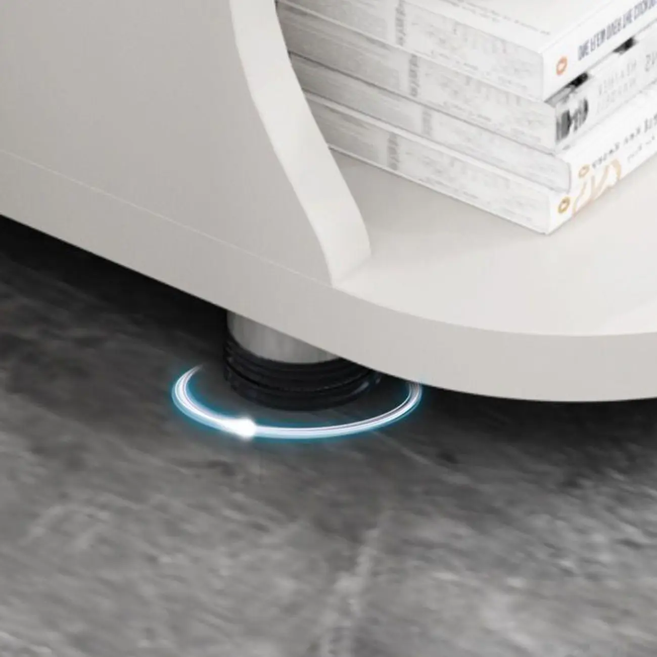 Modern Stone Top Freeform Bar Table with Storage for Home Bars Image - 4 | homeyfad