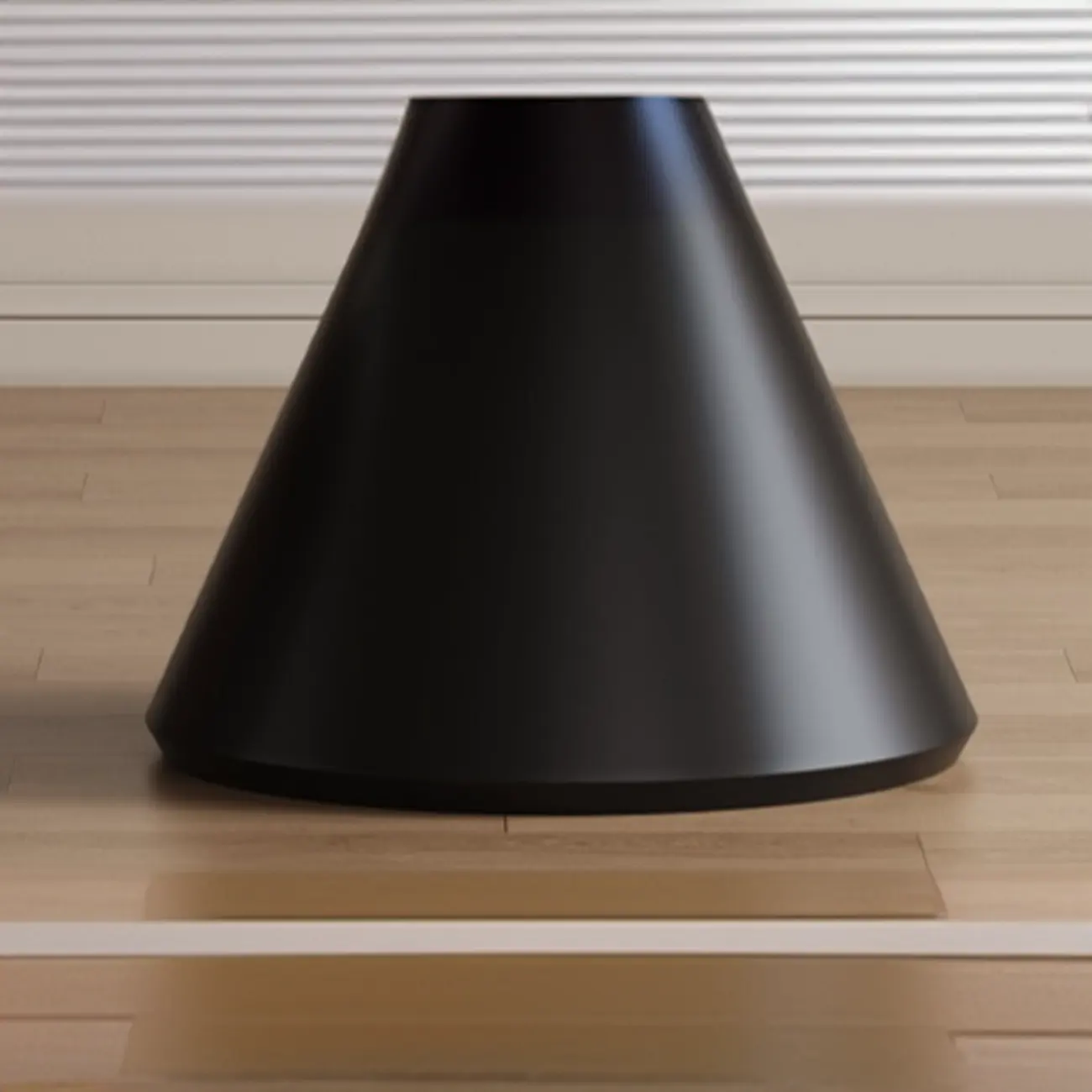 Modern Black Metal Stone Round Dining Table Image - 7 | homeyfad