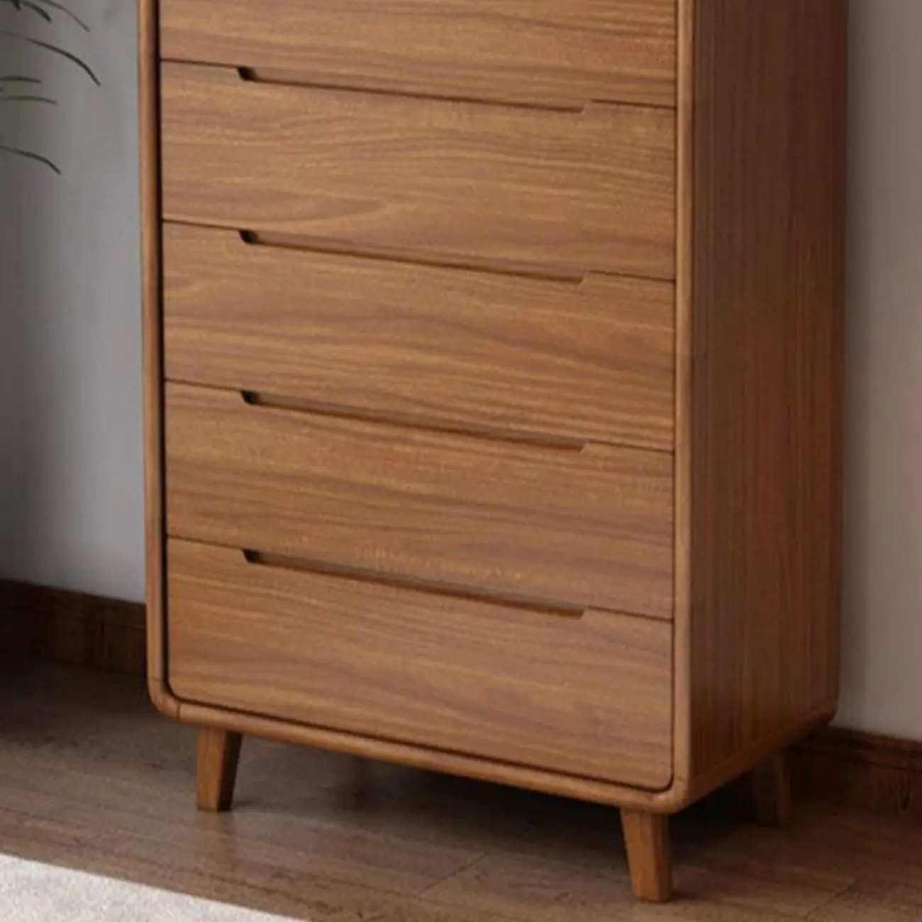 Elegant Large Brown White Wood Bedroom Cabinet with 9 Drawer Image - 8 | homeyfad