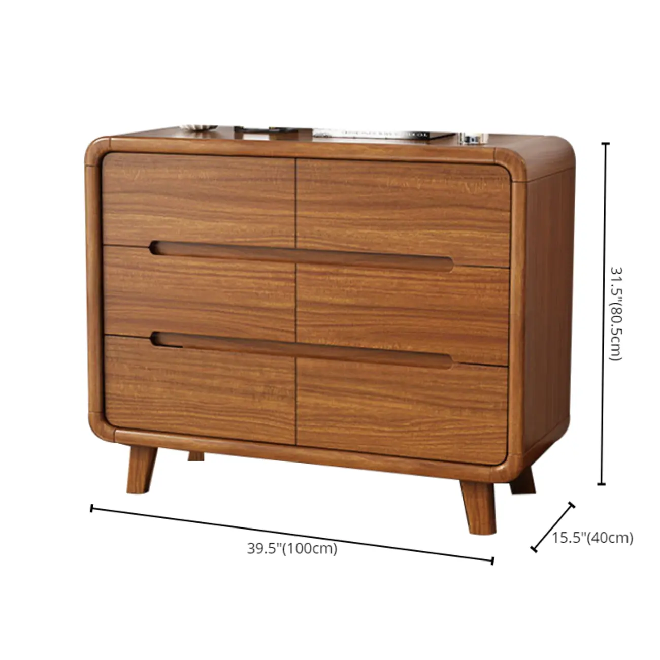 Elegant Large Brown White Wood Bedroom Cabinet with 9 Drawer Image - 23 | homeyfad