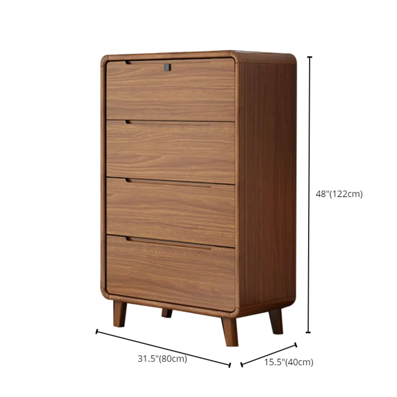 Elegant Large Brown White Wood Bedroom Cabinet with 9 Drawer Image - 29 | homeyfad