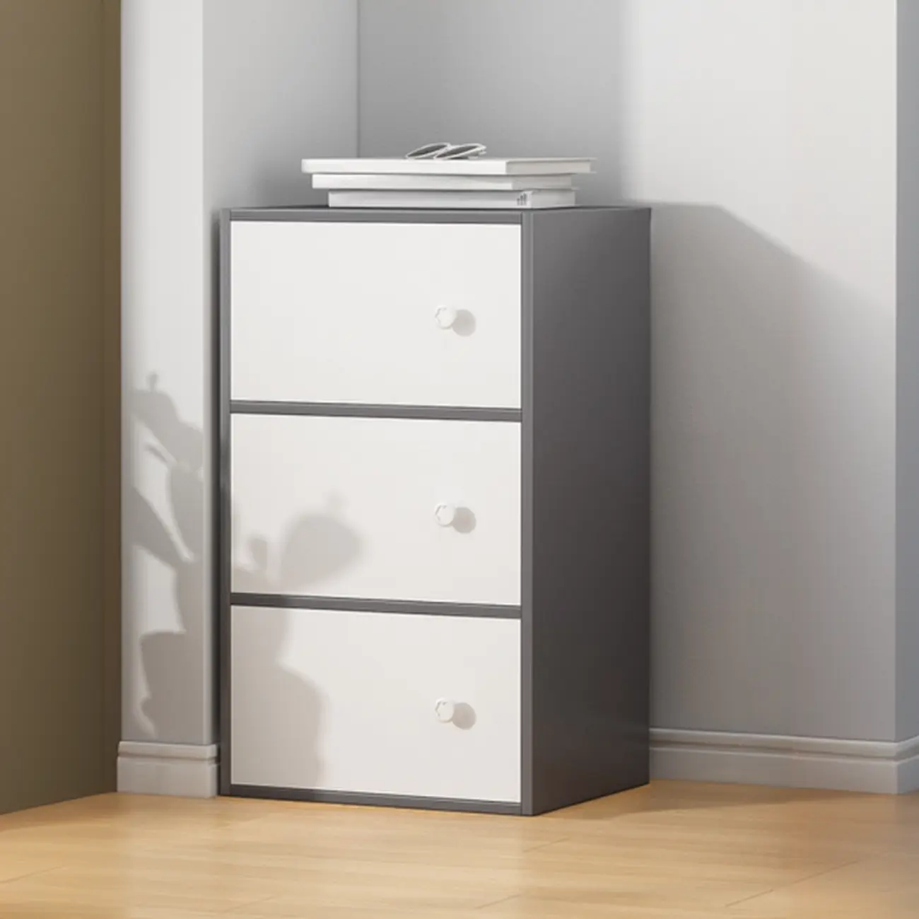Minimalist Wooden Space-saving Storage Cabinet for Bedroom Image - 12 | homeyfad