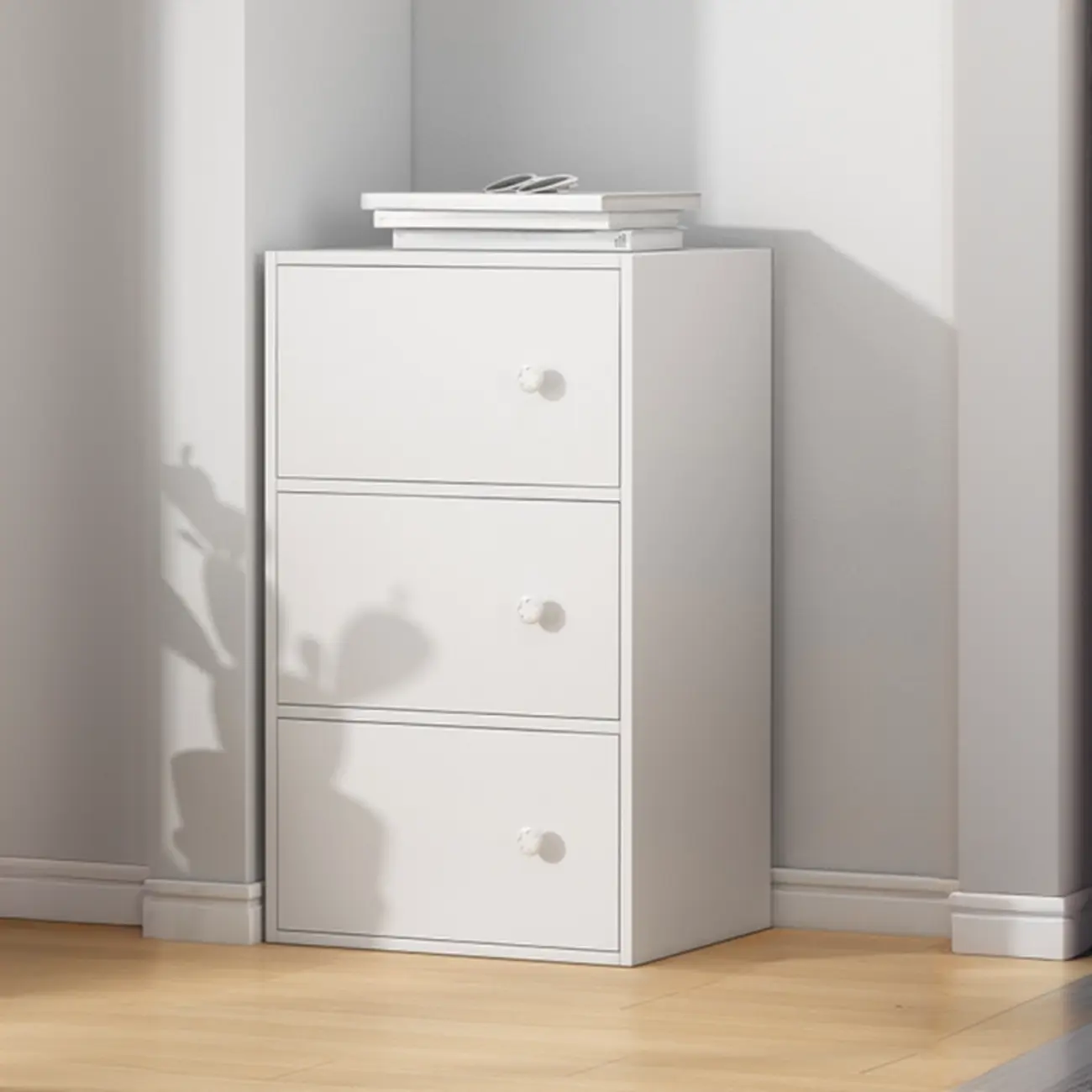 Minimalist Wooden Space-saving Storage Cabinet for Bedroom Image - 14 | homeyfad