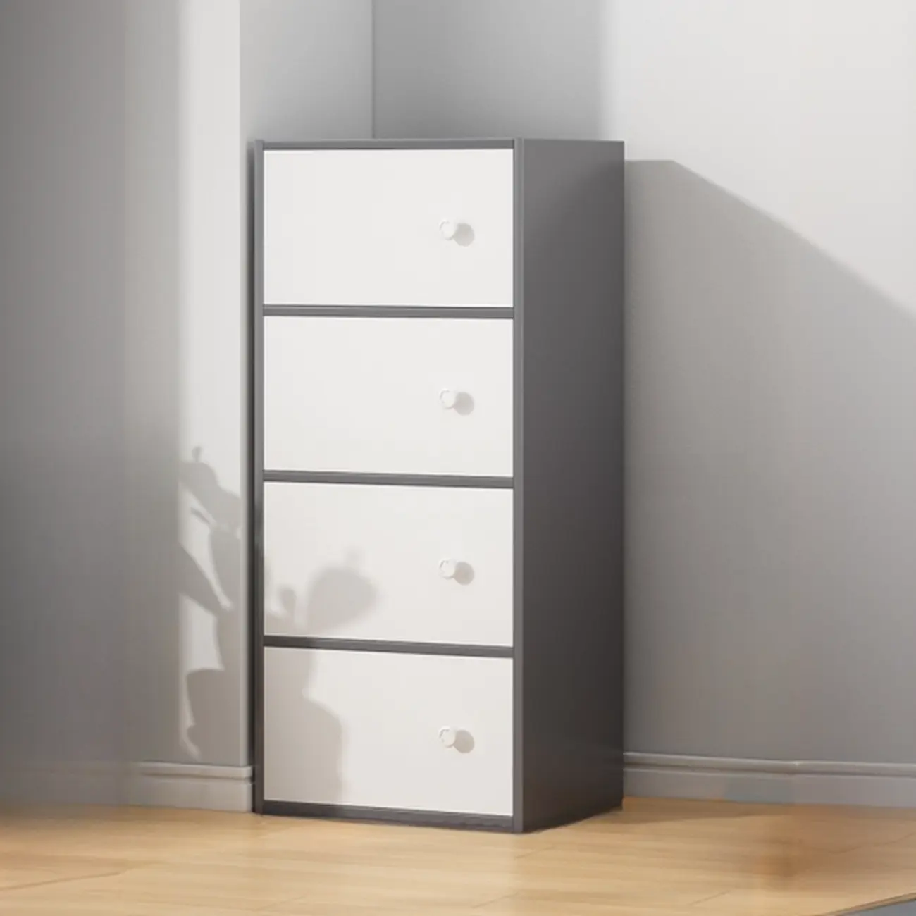 Minimalist Wooden Space-saving Storage Cabinet for Bedroom Image - 22 | homeyfad
