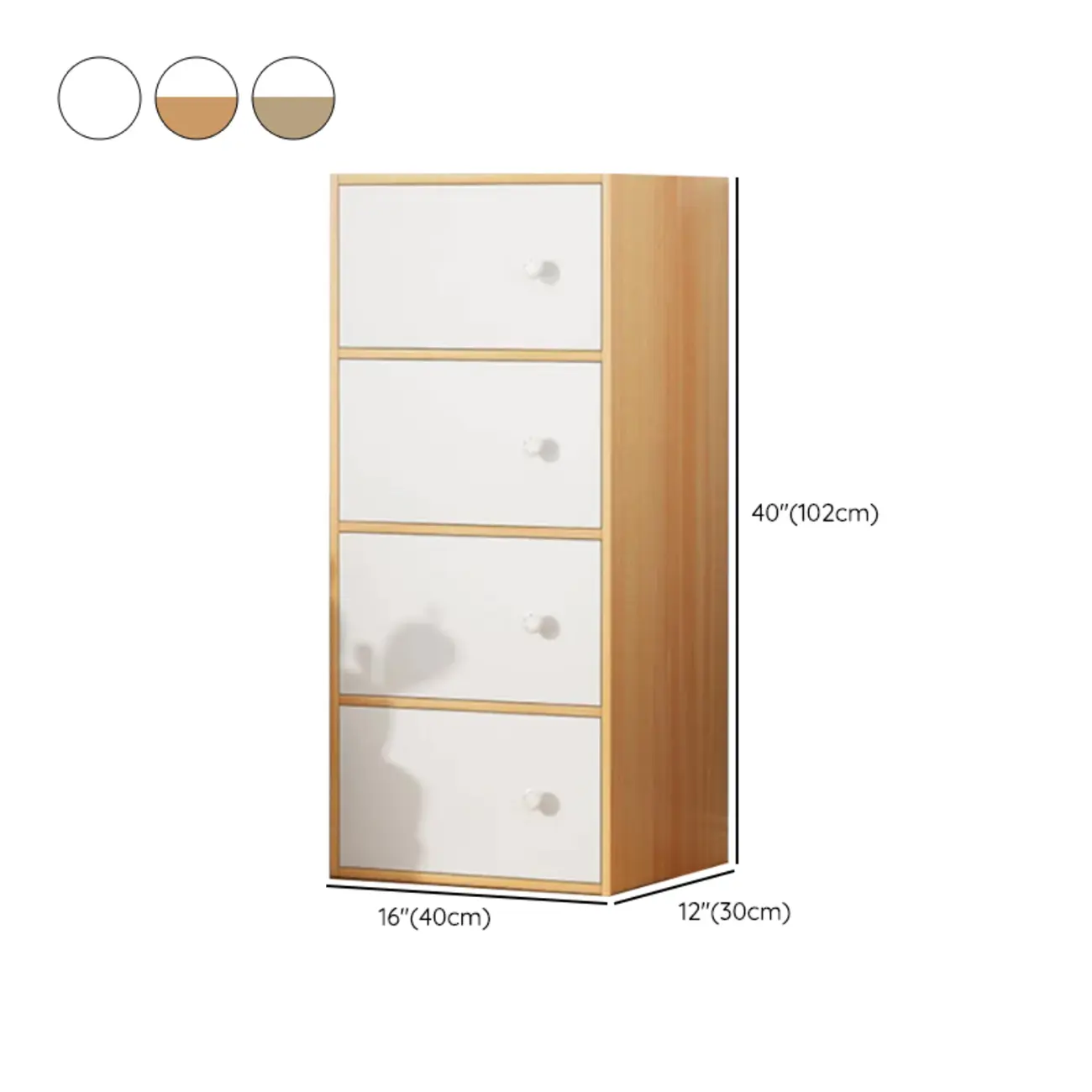 Minimalist Wooden Space-saving Storage Cabinet for Bedroom #size | homeyfad