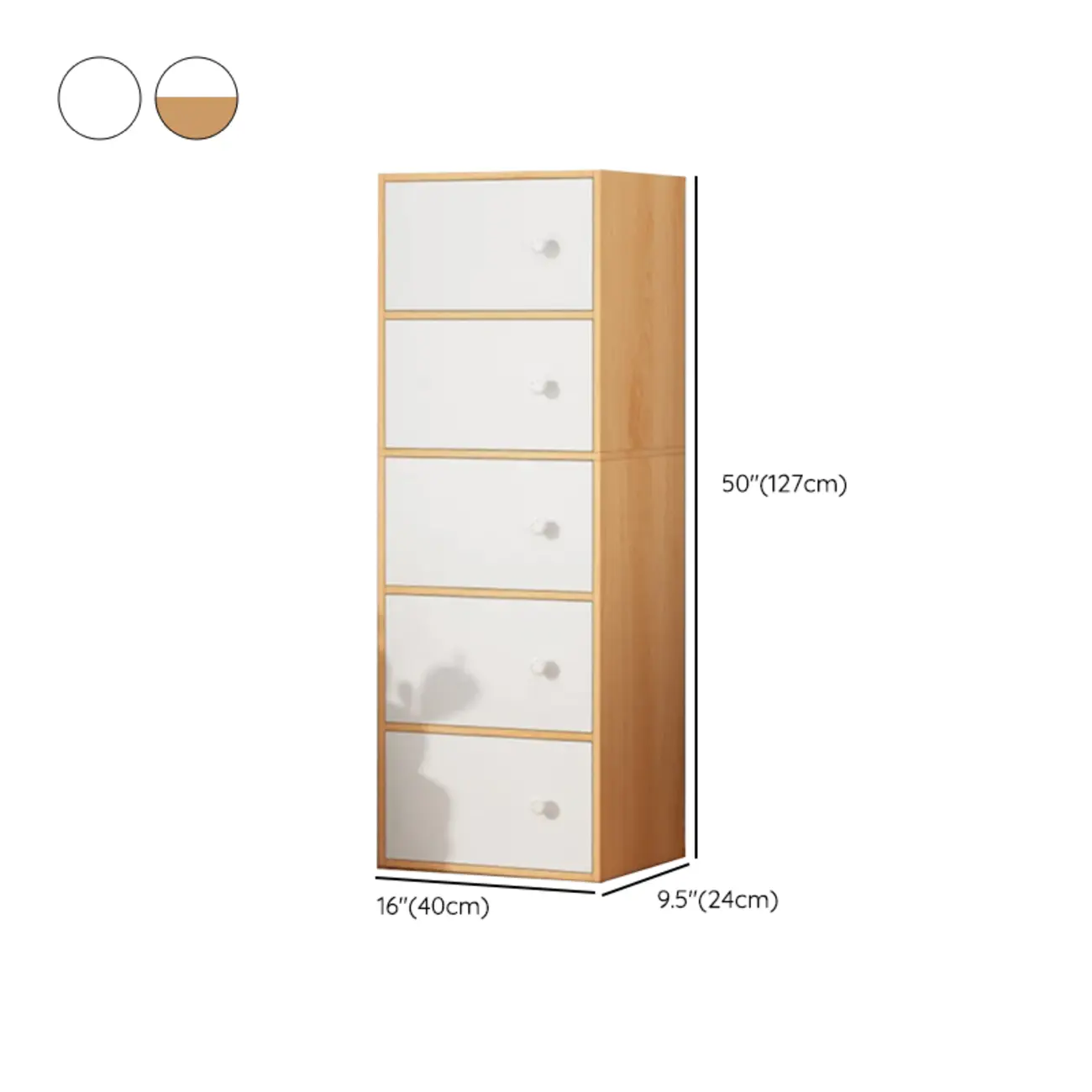 Minimalist Wooden Space-saving Storage Cabinet for Bedroom Image - 27 | homeyfad