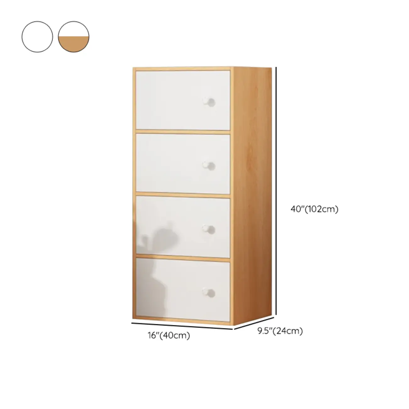 Minimalist Wooden Space-saving Storage Cabinet for Bedroom Image - 29 | homeyfad