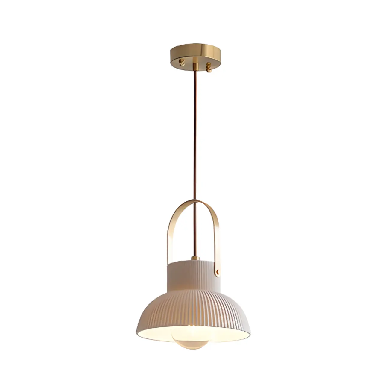Modern Ceramic Pendant Light Adjustable Length for Dining Image - 3 | homeyfad