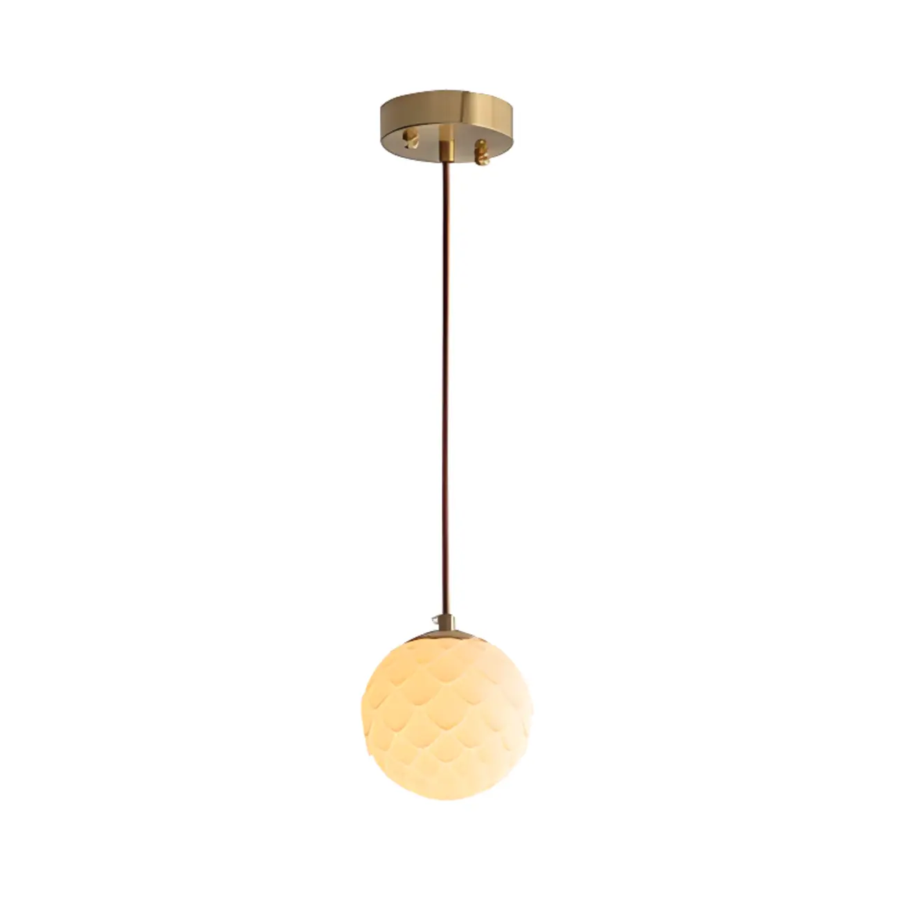 Modern Ceramic Pendant Light Adjustable Length for Dining Image - 7 | homeyfad