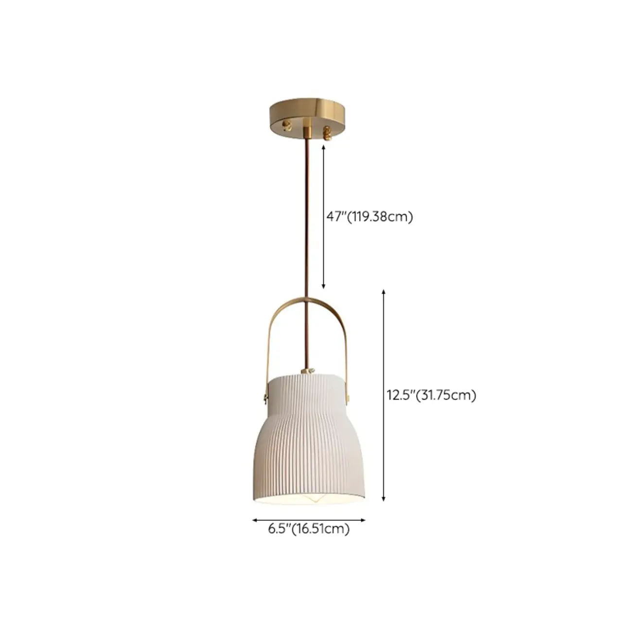 Modern Ceramic Pendant Light Adjustable Length for Dining Image - 18 | homeyfad