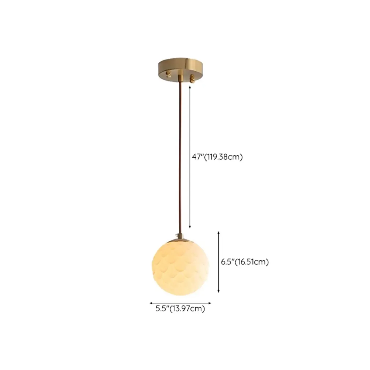 Modern Ceramic Pendant Light Adjustable Length for Dining Image - 19