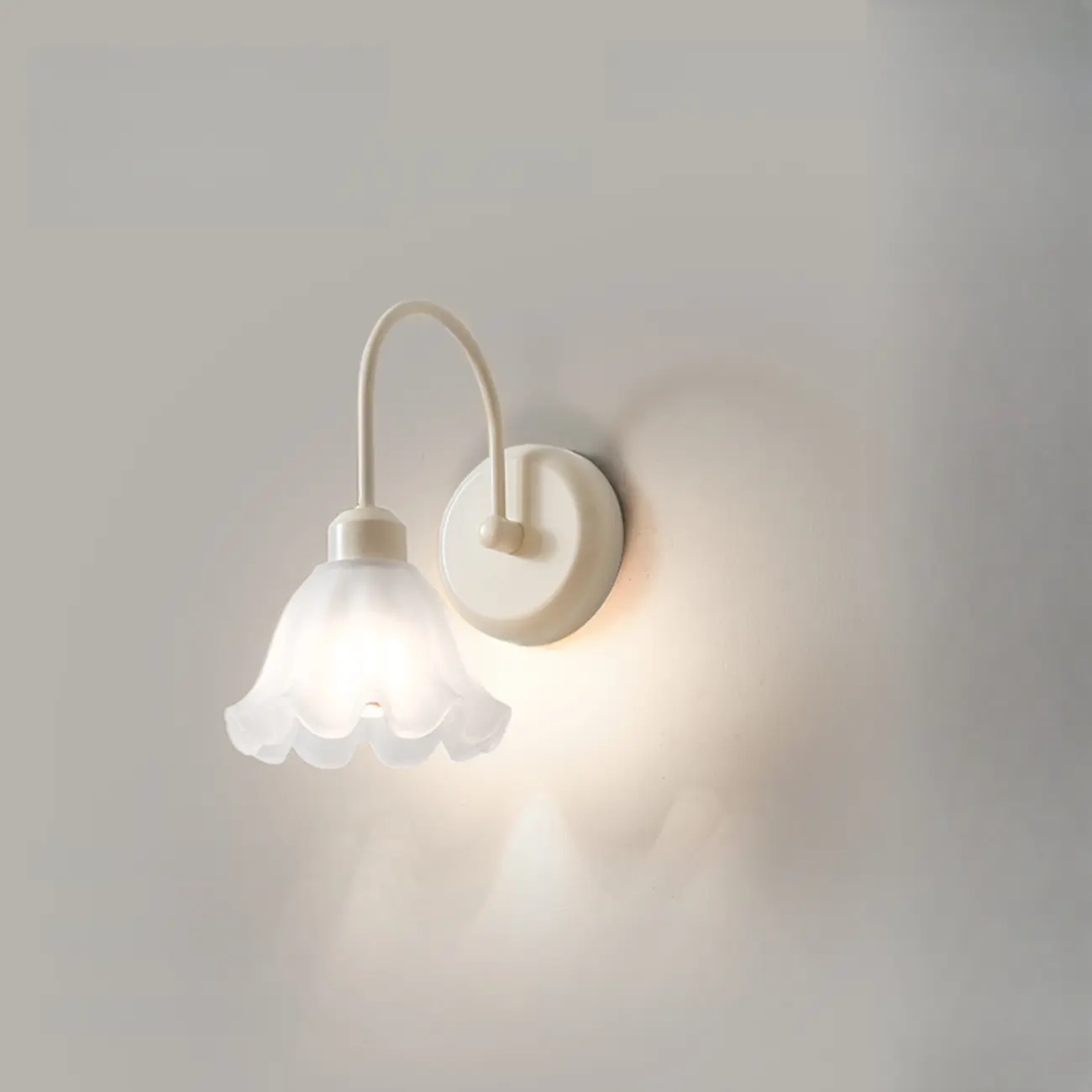 Vintage Wall Sconce with Vitreous Shade for Home Decor Image - 4 | homeyfad