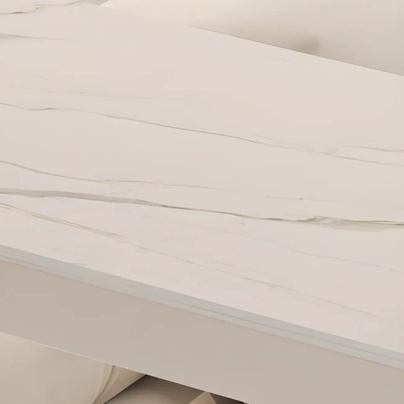 Scandinavian Smooth White Storage Bar Tables Image - 8