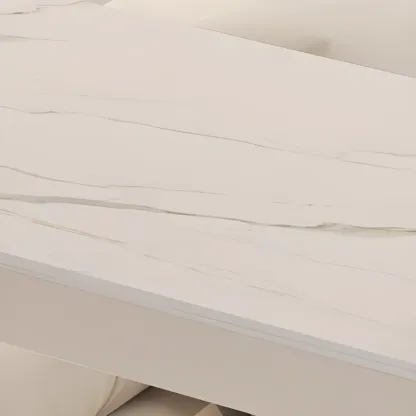 Scandinavian Smooth White Storage Bar Tables Image - 8