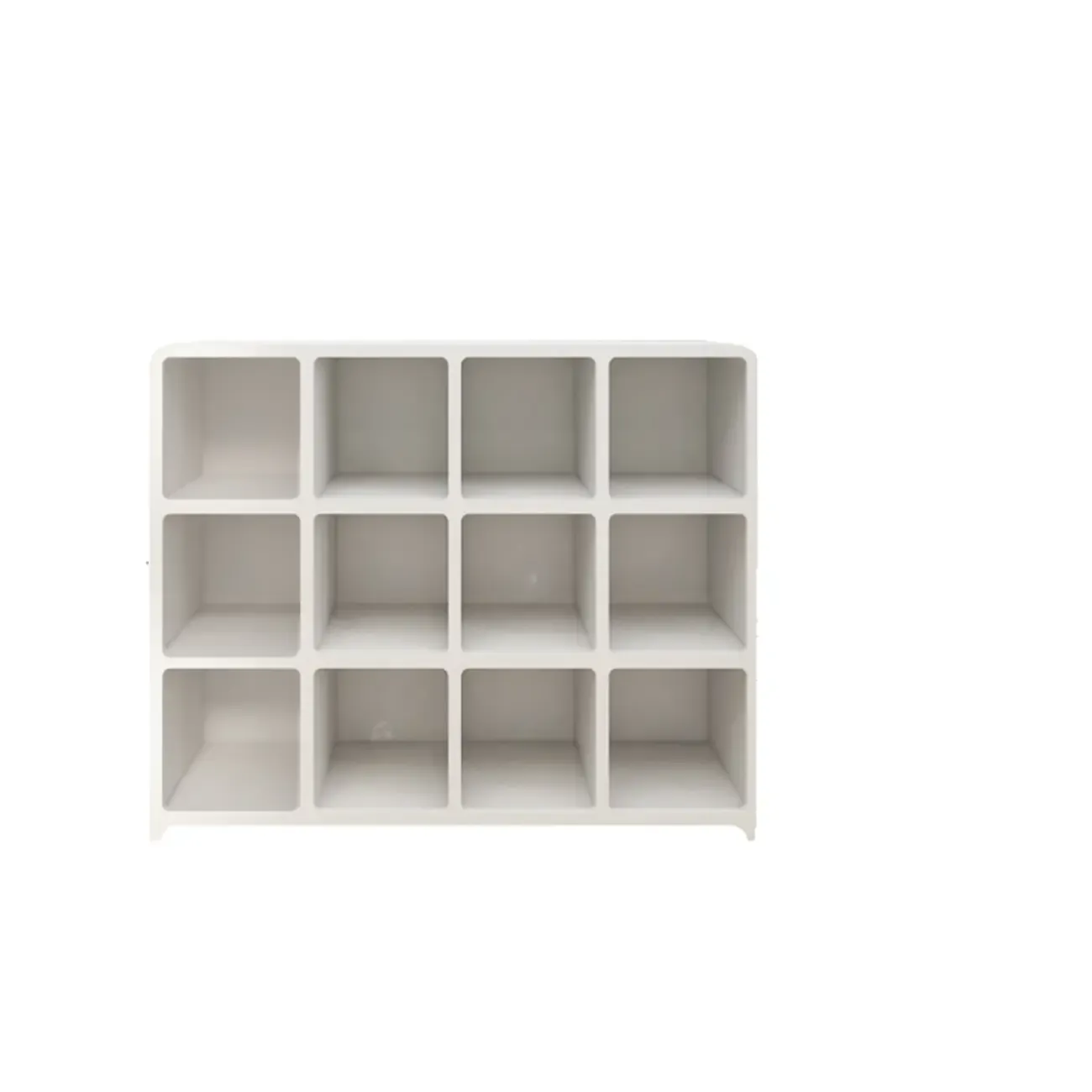 Simple Wooden Closed Back Bookcase in Black Image - 9