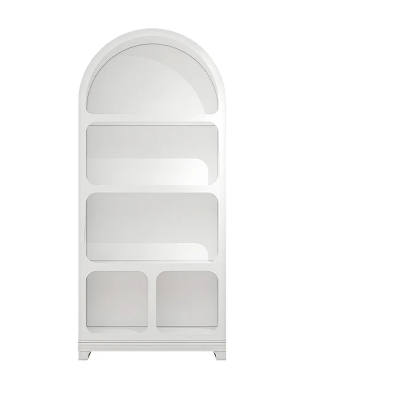 Simple Wooden Closed Back Bookcase in Black Image - 14 | homeyfad