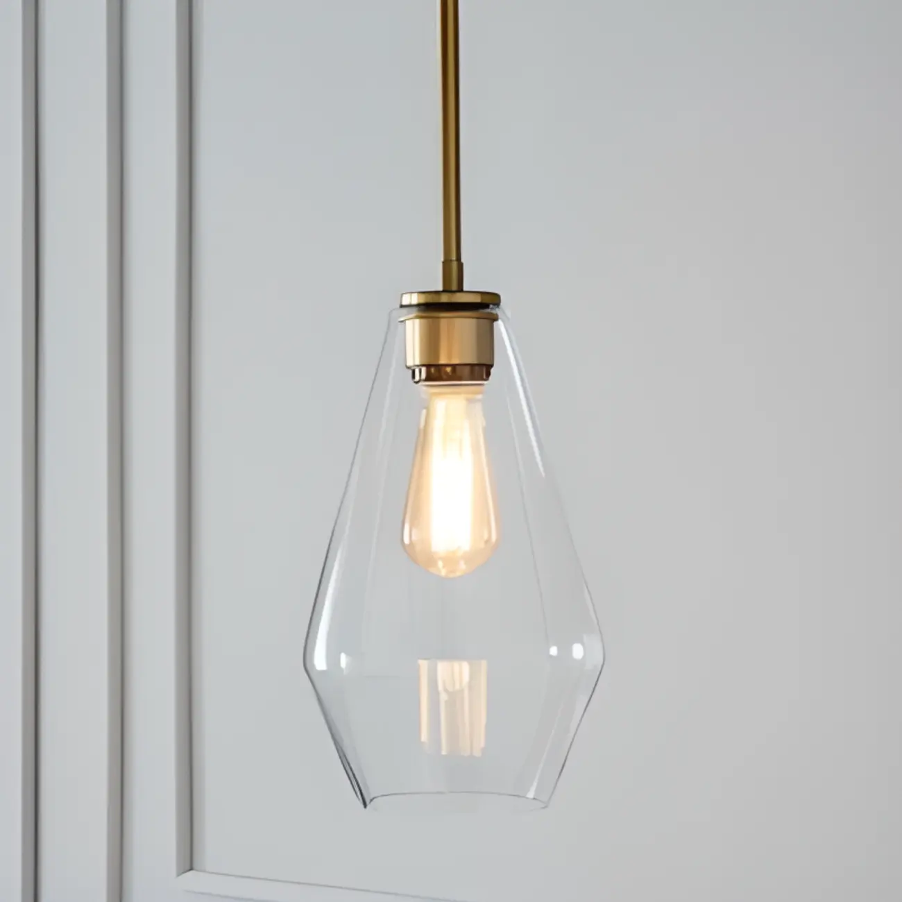 Modern Glass Pendant Lighting for Kitchen Island | homeyfad