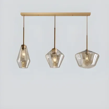 Modern Glass Pendant Lighting for Kitchen Island