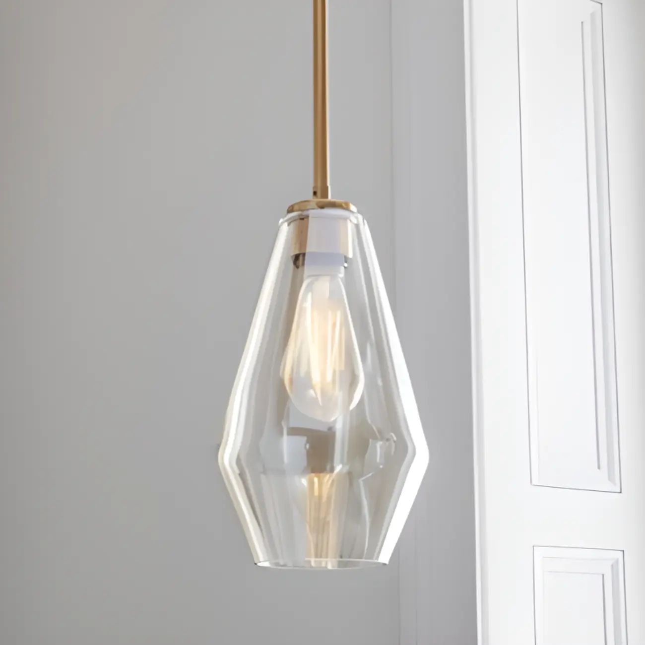 Modern Glass Pendant Lighting for Kitchen Island | homeyfad