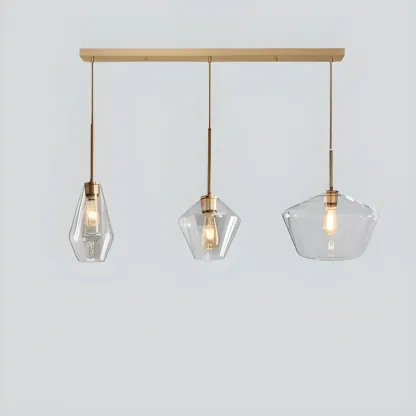 Modern Glass Pendant Lighting for Kitchen Island