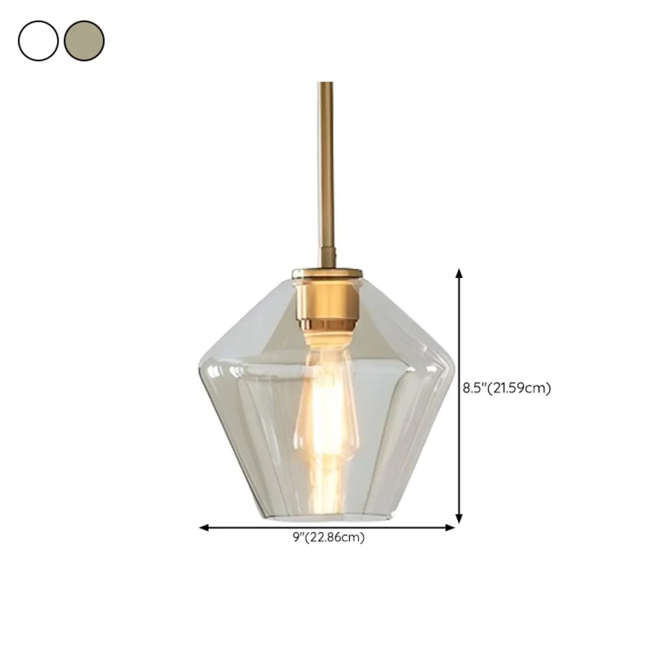 Modern Glass Pendant Lighting for Kitchen Island | homeyfad