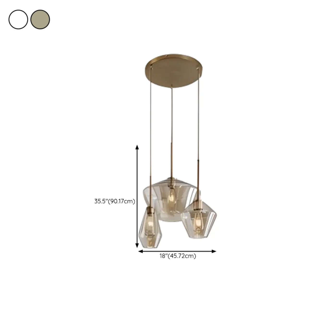 Modern Glass Pendant Lighting for Kitchen Island | homeyfad