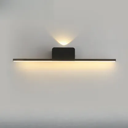 2-Light Black Cast Iron Vanity Lights for Bathroom Image - 13