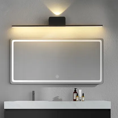 2-Light Black Cast Iron Vanity Lights for Bathroom Image - 20