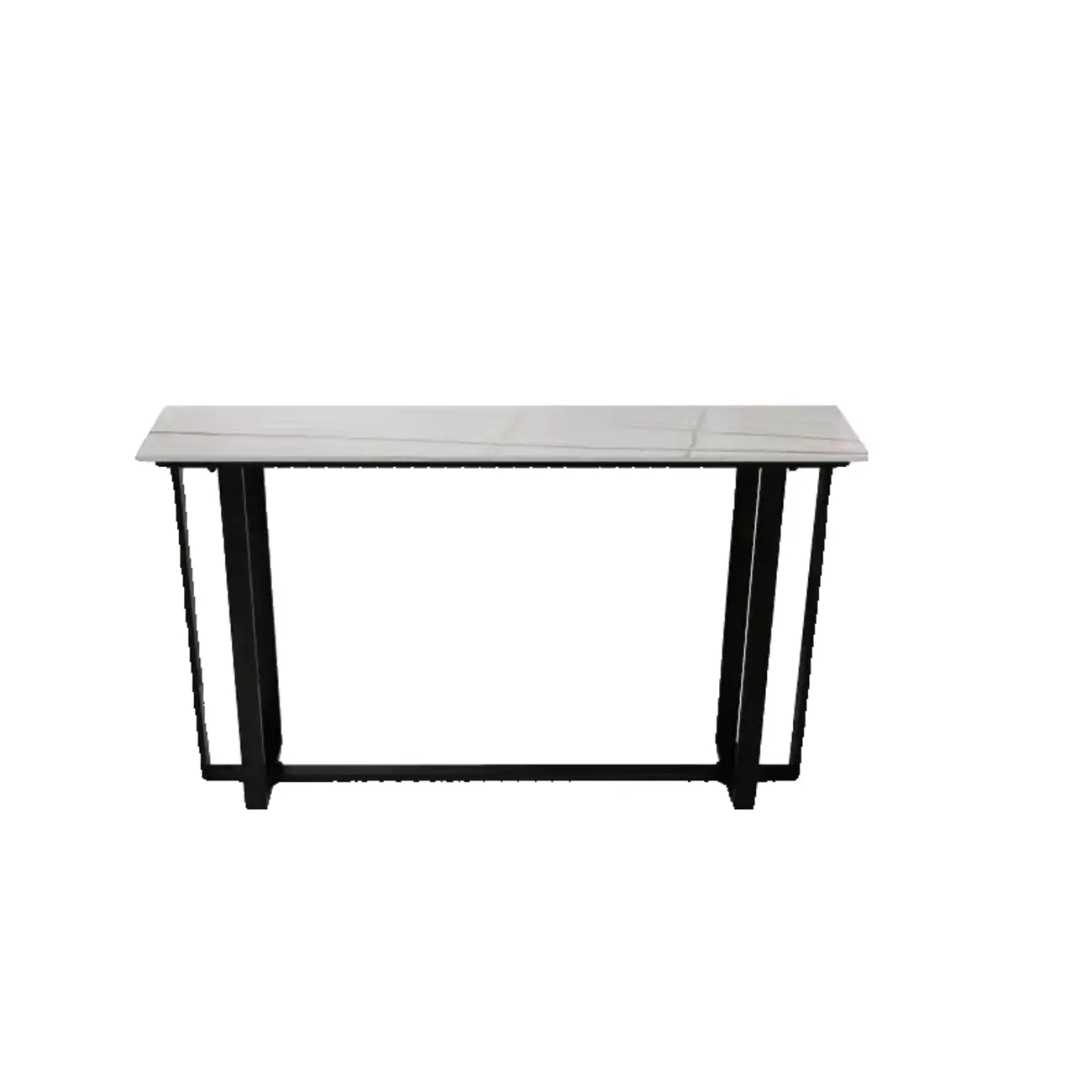 Scandinavian Slate Metal Rectangular Bar Tables Image - 3 | homeyfad