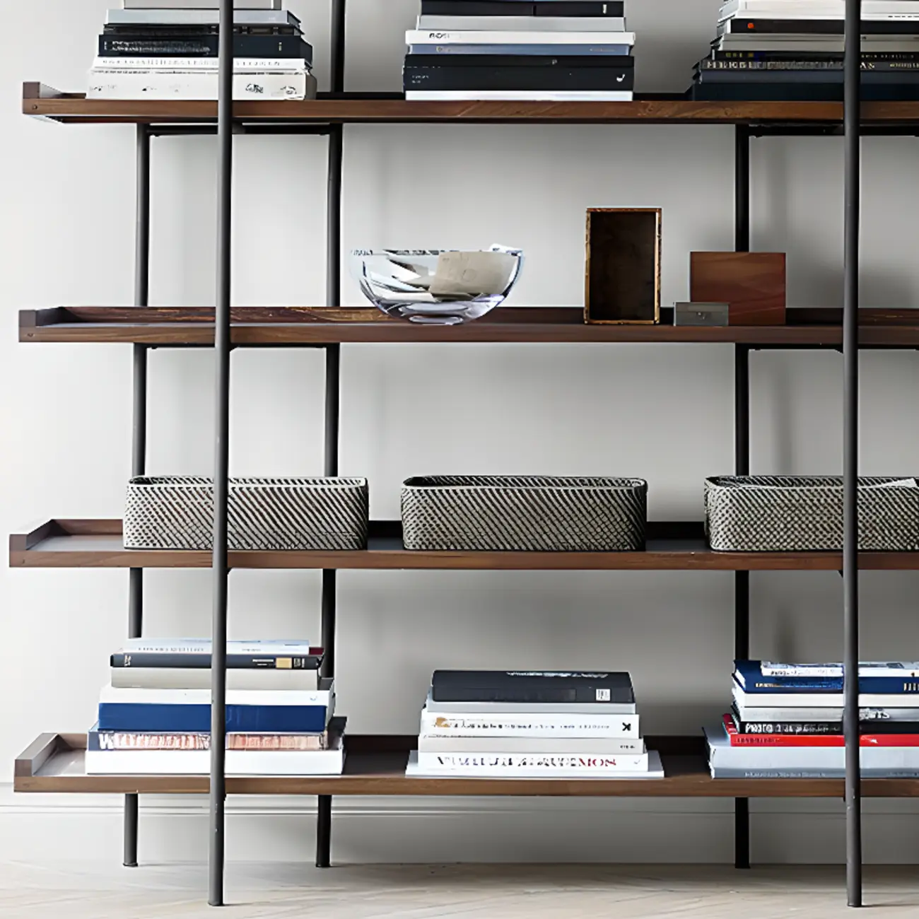 Industrial Etagere Bookshelf Metal and Wood 5-Tier Open Storage Image - 4
SKU2204229392，SKU2204229389，SKU2204229386，SKU2204229390，SKU2204229395，SKU2204229387，SKU2204229391，SKU2204229393，SKU2204229396，SKU2204229401，SKU2204229397，SKU2204229388，SKU2204229402，SKU2204229398 | homeyfad