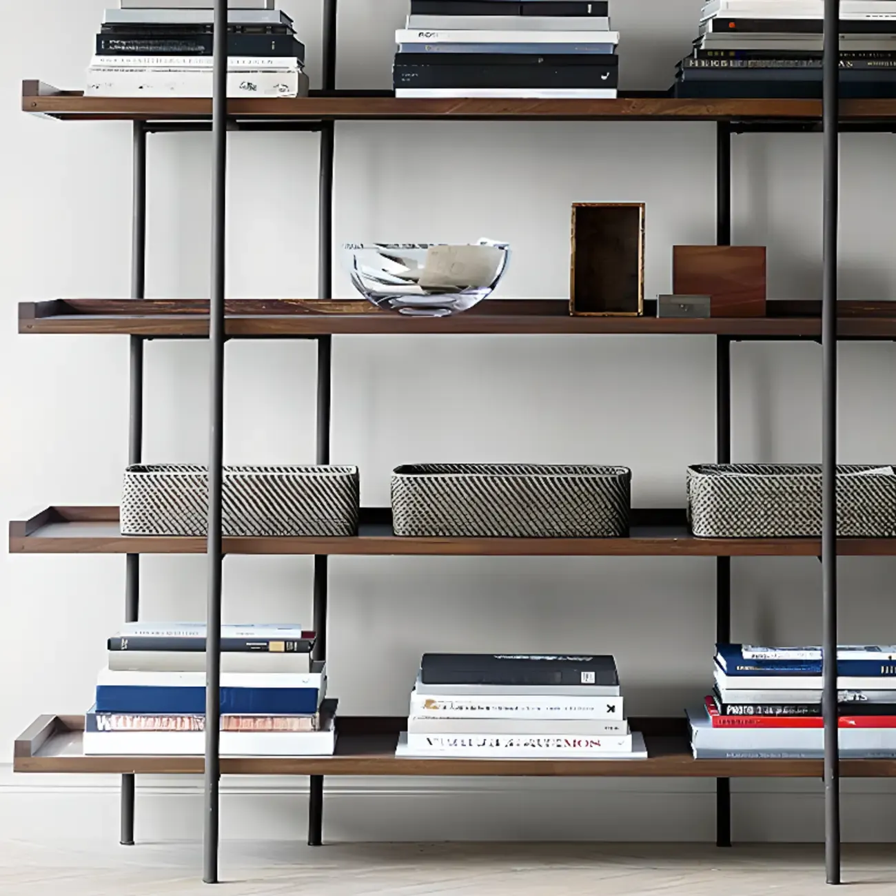 Industrial Etagere Bookshelf Metal and Wood 5-Tier Open Storage Image - 4
SKU2204229392，SKU2204229389，SKU2204229386，SKU2204229390，SKU2204229395，SKU2204229387，SKU2204229391，SKU2204229393，SKU2204229396，SKU2204229401，SKU2204229397，SKU2204229388，SKU2204229402，SKU2204229398