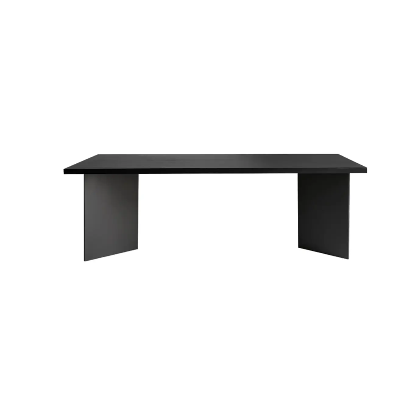 Elegant Black Rectangular Writing Desk with Shelf for Home Office Image - 3 | homeyfad