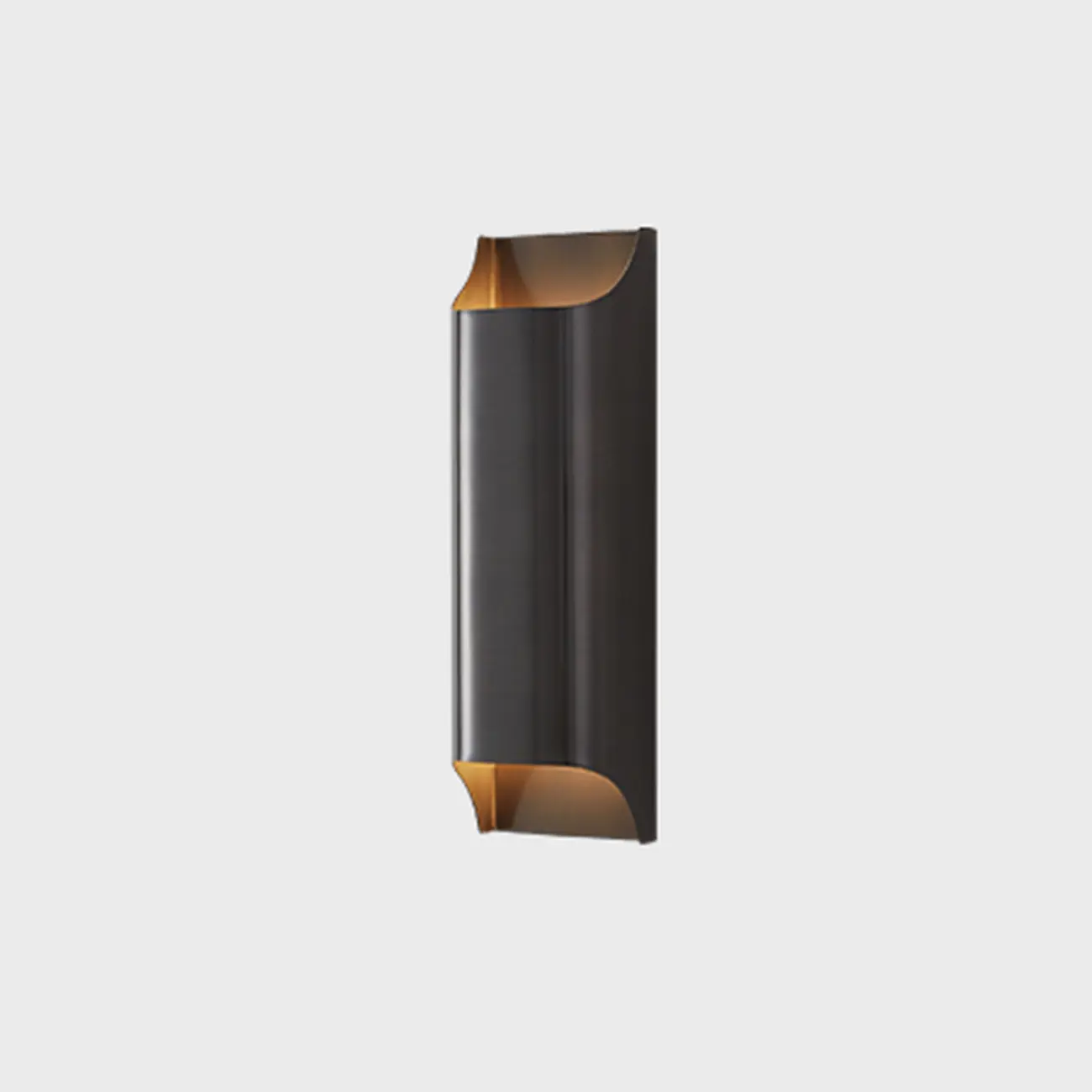 2-Light Copper LED Wall Lamp in Gold/Black Finish Image - 9 | homeyfad