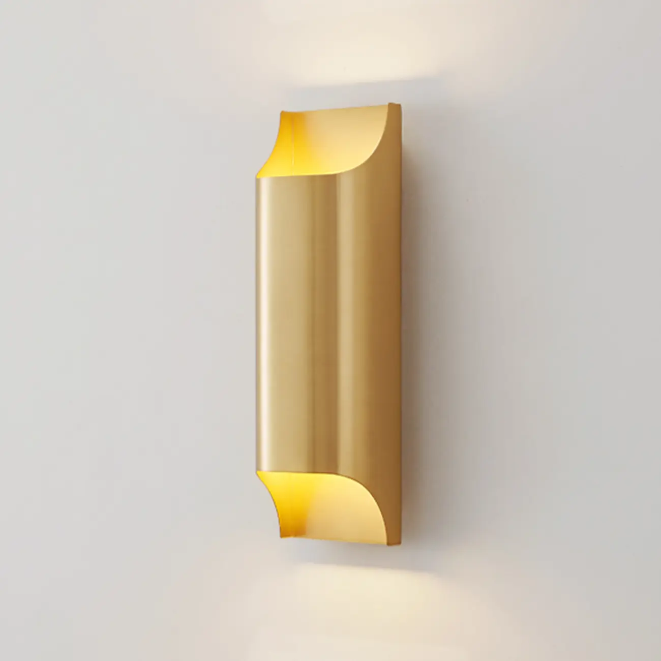 2-Light Copper LED Wall Lamp in Gold/Black Finish Image - 13 | homeyfad