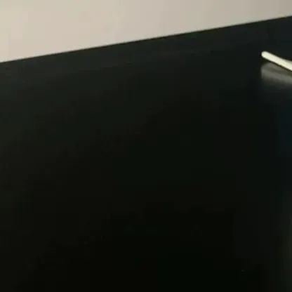 Modern Black Wood Fluted Glass Storage Cabinet for Living Room Image - 4