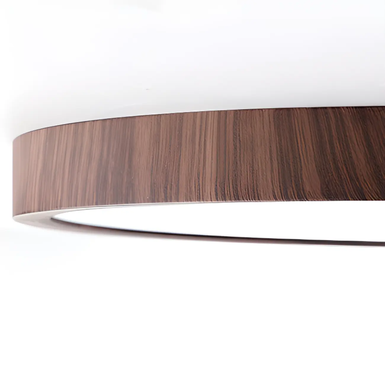 Simplistic Circular Acrylic Flush Ceiling Light in Dimmable Image - 16 | homeyfad