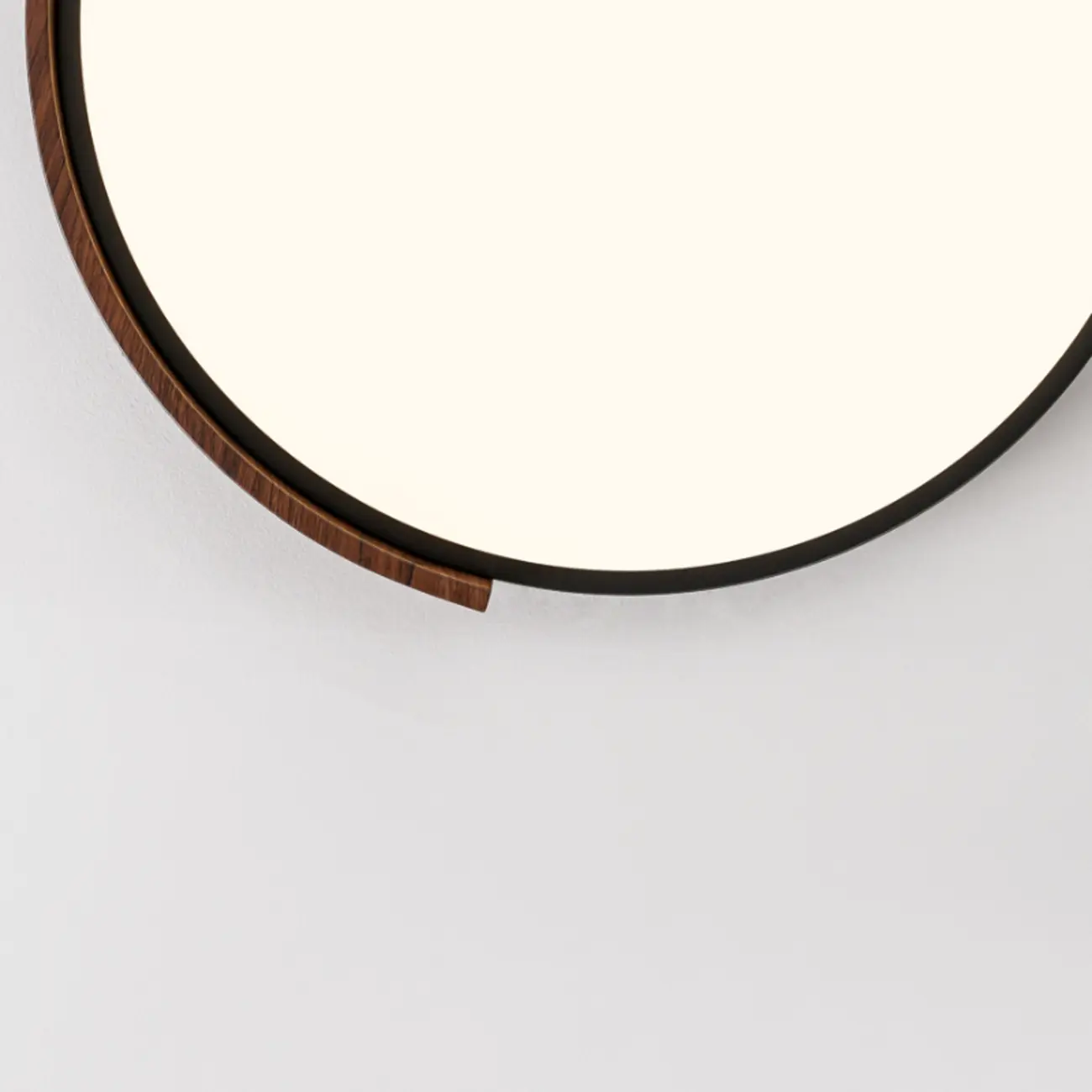 Dimmable Black LED Flush Mount Ceiling Light for Bedroom  Image - 12 | homeyfad