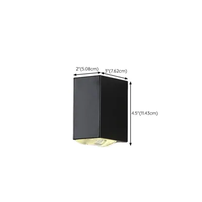 Outdoor 2 Lights Up & Down Clear Wall Sconce with Polymer Shade and Hardwired Power Source Image - 16