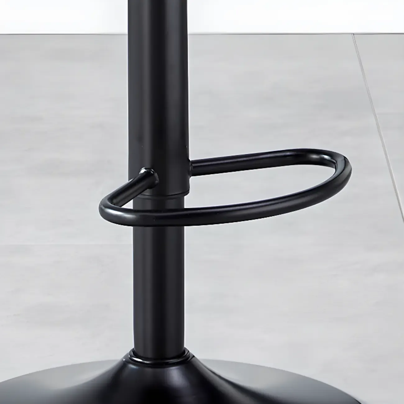 Bucket Adjustable Swivel Leather Bar Stools Image - 9