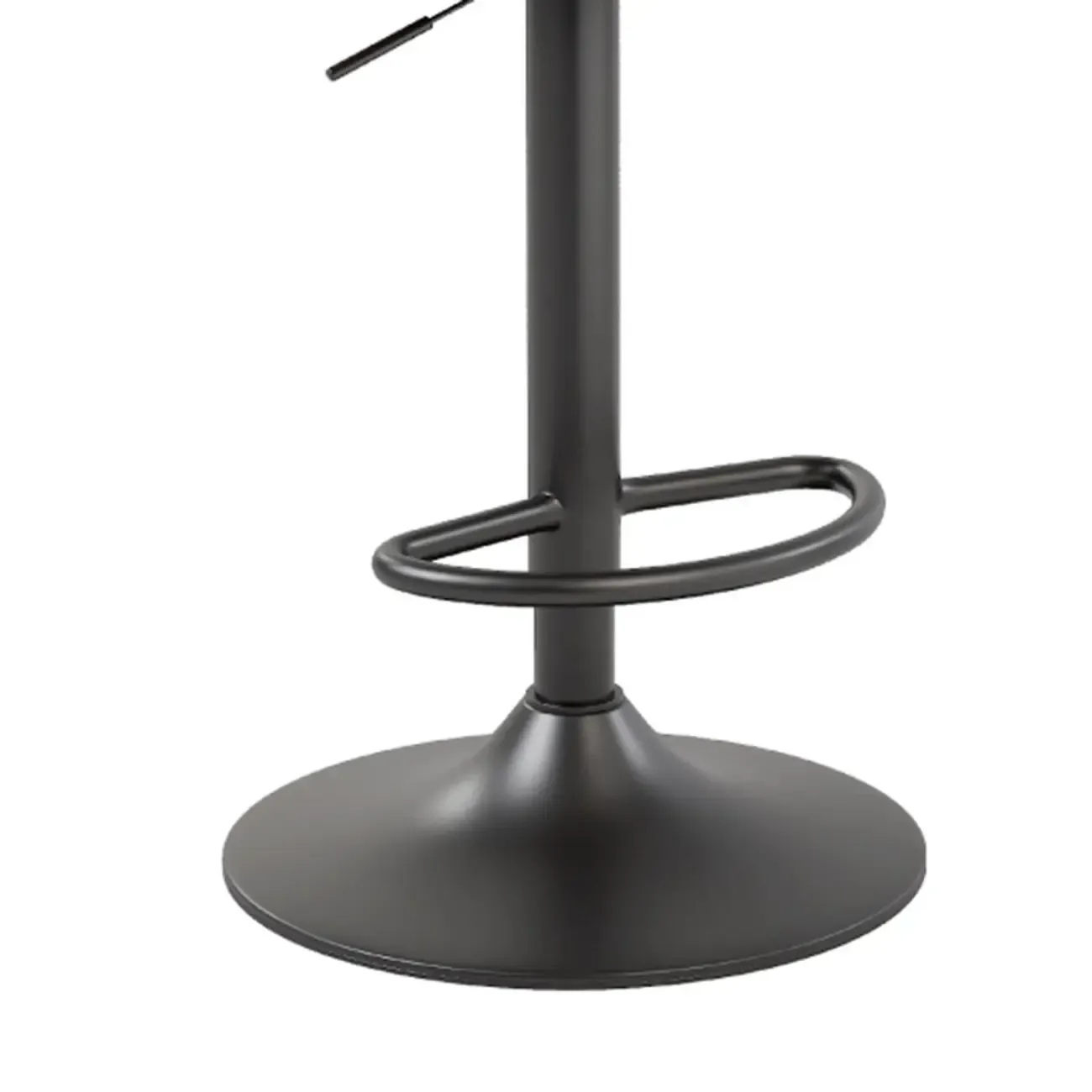 ]Modern Leather Adjustable Bar Stools with Backrest for Kitchen Image - 12