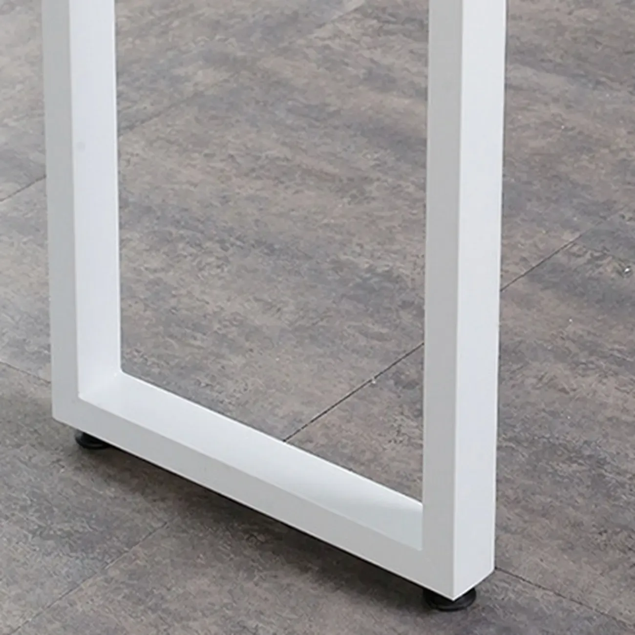 Scandinavian Hardwood Pub Table with Sled Base Image - 10