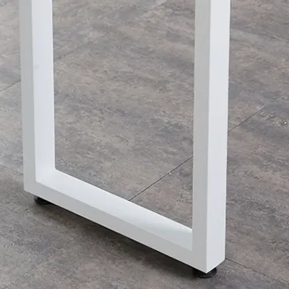 Scandinavian Hardwood Pub Table with Sled Base Image - 10